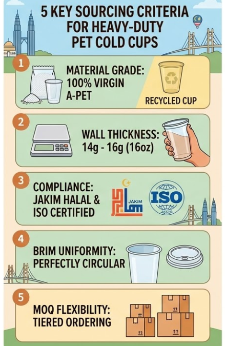 7 Heavy-Duty Pet Cold Coffee Cup Factories: Crystal Clear Packaging For Iced Lattes In Malaysia