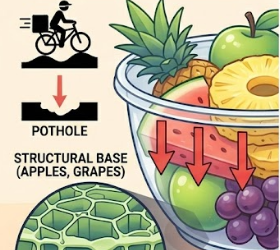 Stop The Soak: How Strategic Layering Keeps Your Fruit Bowl Fresh For 4-Hour Delivery
