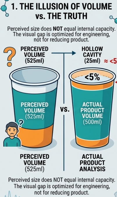 Why Do Some Ice Cream Cups Have A Hollow Bottom? It’S Not Just To Cheat You!
