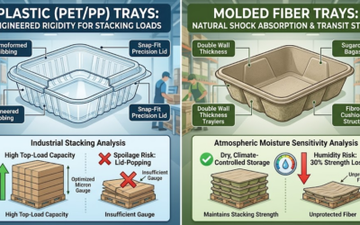 Plastic Vs Fiber Sandwich Trays With Lids: Cost And Performance Comparison