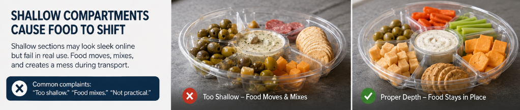Which Specific Relish Tray Design Flaw Is Triggering Frequent Customer Returns In The Retail Sector